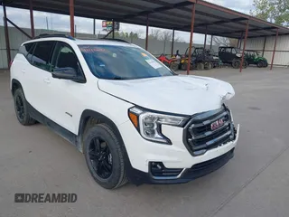 2022 GMC Terrain AT4 with VIN 3GKALYEV1NL296739, listed as a IAAI auction lot 41118630 with 28,366 mi miles and . Bid and sale history available at DreamBid. Image 1.