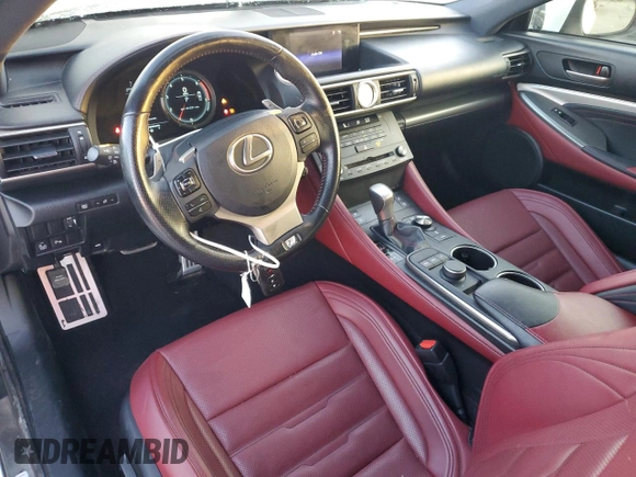 2016 Lexus RC 200t F Sport with VIN JTHHA5BC7G5002697, listed as a Copart auction lot 85011464 with 101,221 mi miles and Clean title. Bid and sale history available at DreamBid. Image 8.