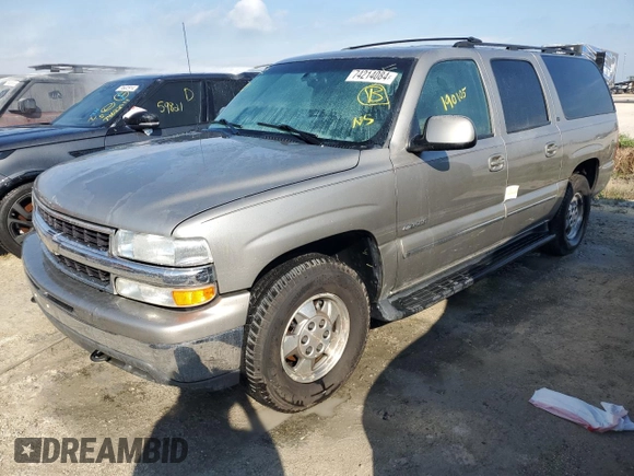 2000 Chevrolet Suburban LT with VIN 3GNFK16T6YG158157, listed as a Copart auction lot 74214084 with 190,105 mi miles and Non Repairable. Bid and sale history available at carsss.com. Image 1.