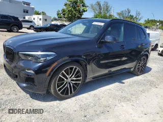2020 BMW X5 M50i with VIN 5UXJU4C00L9C54563, listed as a Copart auction lot 56119764 with 65,963 mi miles. Bid and sale history available at carsss.com. Image 1.