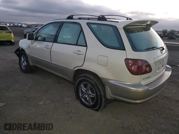 1999 Lexus RX 300 Luxury SUV with VIN JT6HF10U8X0046123, listed as a Copart auction lot 86925394 with 223,298 mi miles and Salvage Title. Bid and sale history available at carsss.com. Image 3.
