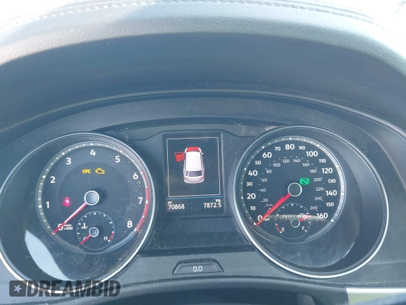 2019 Volkswagen Atlas SE z VIN 1V2WR2CA3KC503490, wystawiony jako IAAI lot #42168340 z przebiegiem 70 868 mil mil oraz . Historia ofert i sprzedaży dostępna na DreamBid. Obrazek 7.
