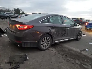 2017 Hyundai Sonata Sport with VIN 5NPE34AF4HH453107, listed as a Copart auction lot 88960945 with 82,082 mi miles and Salvage Title. Bid and sale history available at DreamBid. Image 3.