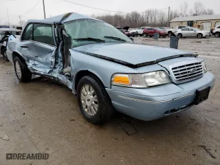 2005 Ford Crown Victoria LX with VIN 2FAFP74W35X168243, listed as a Copart auction lot 86448104 with 99,111 mi miles and Non Repairable. Bid and sale history available at carsss.com. Image 4.