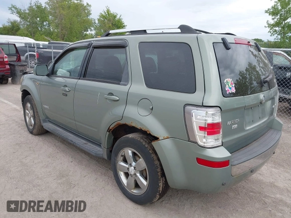 2008 Mercury Mariner Premier z VIN 4M2CU97198KJ41566, wystawiony jako IAAI lot #42311149 z przebiegiem 155 294 mil mil oraz . Historia ofert i sprzedaży dostępna na DreamBid. Obrazek 3.