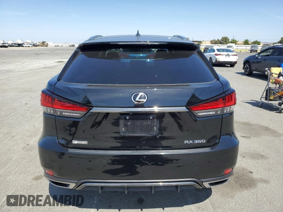 2022 Lexus RX 350 F Sport with VIN 2T2YZMDA4NC368791, listed as a Copart auction lot 60326015 with 29,217 mi miles and Salvage title. Bid and sale history available at DreamBid. Image 6.