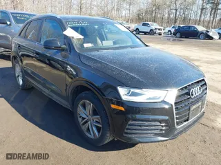 2018 Audi Q3 Premium with VIN WA1ECCFS6JR031736, listed as a IAAI auction lot 41439900 with 67,182 mi miles. Bid and sale history available at carsss.com. Image 1.