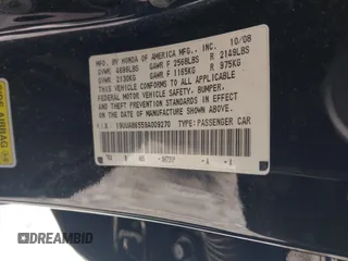 2009 Acura TL Technology z VIN 19UUA86559A009270, wystawiony jako IAAI lot #41459003 z przebiegiem 156 265 mil mil oraz . Historia ofert i sprzedaży dostępna na DreamBid. Obrazek 9.