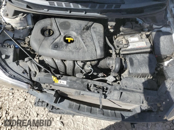 2016 Hyundai Elantra SE with VIN 5NPDH4AE9GH769900, listed as a Copart auction lot 50271295 with 107,629 mi miles and Salvage title. Bid and sale history available at DreamBid. Image 11.