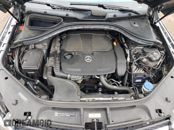 2017 Mercedes-Benz GLE 350 with VIN 4JGDA5HB7HA976621, listed as a Copart auction lot 58548855 with 55,591 mi miles and Salvage title. Bid and sale history available at DreamBid. Image 11.