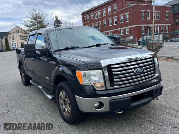 2012 Ford F-150 XL with VIN 1FTFW1ET6CFA07070, listed as a Copart auction lot 53743175 with 245,287 mi miles and Clean Title. Bid and sale history available at DreamBid. Image 1.