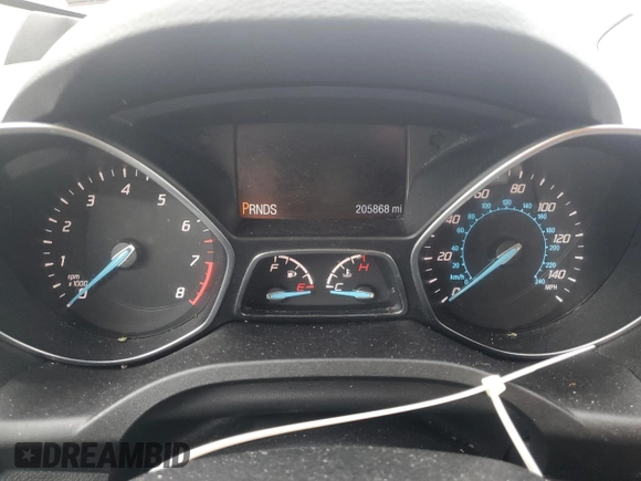 2015 Ford Escape Titanium with VIN 1FMCU0J94FUC07325, listed as a Copart auction lot 46539625 with 205,868 mi miles and Salvage Title. Bid and sale history available at DreamBid. Image 9.