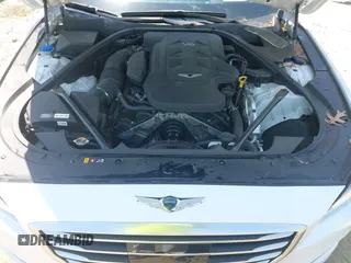 2017 Genesis G80 3.8L with VIN KMHGN4JE4HU169181, listed as a IAAI auction lot 41991011 with 78,470 mi miles. Bid and sale history available at carsss.com. Image 10.