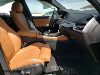 2021 BMW X5 sDrive40i with VIN 5UXCR4C05M9G60740, listed as a Copart auction lot 47989915 with 0 mi miles and Salvage Title. Bid and sale history available at carsss.com. Image 7.