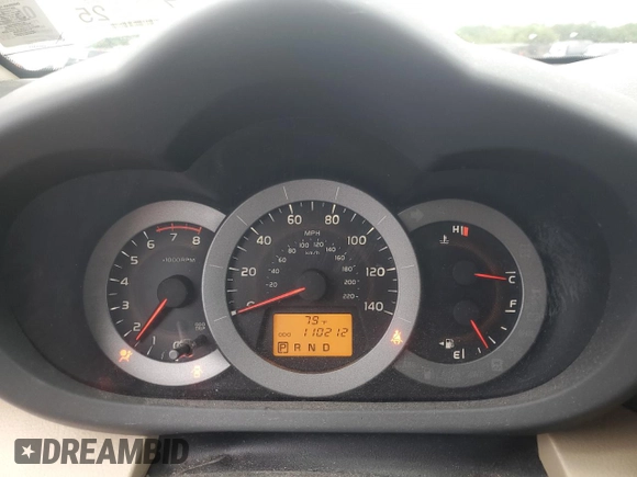 2012 Toyota RAV4 with VIN 2T3BF4DV3CW264527, listed as a Copart auction lot 64467775 with 110,212 mi miles and Salvage title. Bid and sale history available at DreamBid. Image 9.