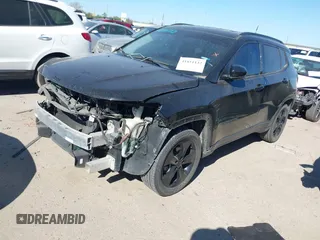 2018 Jeep Compass Latitude with VIN 3C4NJCBB6JT407411, listed as a IAAI auction lot 41851132 with 123,431 mi miles and . Bid and sale history available at DreamBid. Image 2.