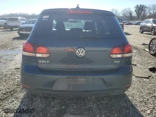 2013 Volkswagen Golf TDI w/Sunroof & Nav with VIN WVWNM7AJXDW031236, listed as a Copart auction lot 87111724 with 148,352 mi miles and Salvage Title. Bid and sale history available at carsss.com. Image 6.
