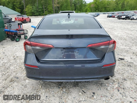 2023 Honda Civic Sport with VIN 2HGFE2F53PH521053, listed as a Copart auction lot 57096835 with 55,800 mi miles and Salvage title. Bid and sale history available at DreamBid. Image 6.