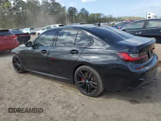 2022 BMW 3 Series M340i with VIN 3MW5U7J09N8C70162, listed as a Copart auction lot 49161745 with 40,503 mi miles and Salvage Title. Bid and sale history available at carsss.com. Image 2.