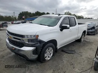 2020 Chevrolet Silverado 1500 LT with VIN 1GCRYDED9LZ192893, listed as a Copart auction lot 81603684 with 98,848 mi miles and Salvage Title. Bid and sale history available at carsss.com. Image 1.