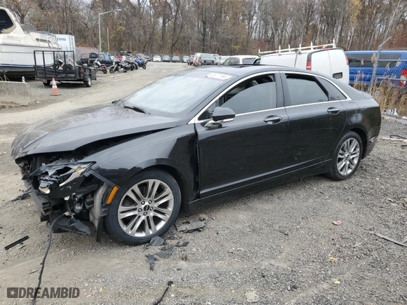 2014 Lincoln MKZ with VIN 3LN6L2JK0ER825973, listed as a Copart auction lot 80577154 with NaN miles and Salvage Title. Bid and sale history available at carsss.com. Image 1.