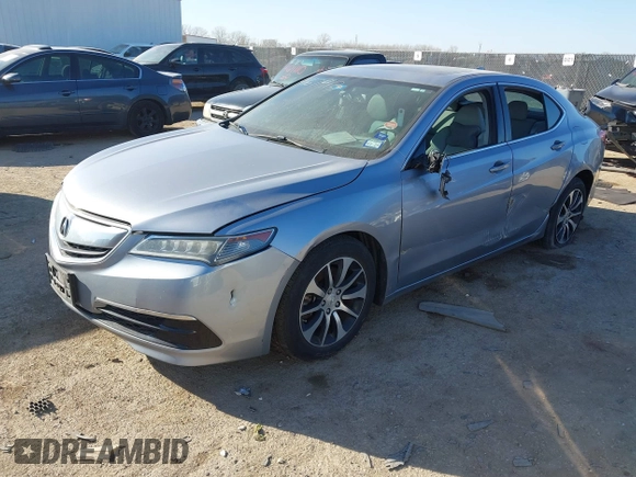2016 Acura TLX with VIN 19UUB1F34GA013505, listed as a IAAI auction lot 41671913 with 123,164 mi miles. Bid and sale history available at carsss.com. Image 17.