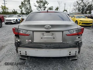 2015 Lexus RC 350 F Sport with VIN JTHHE5BC3F5009665, listed as a Copart auction lot 63131955 with 117,132 mi miles and Salvage title. Bid and sale history available at DreamBid. Image 6.