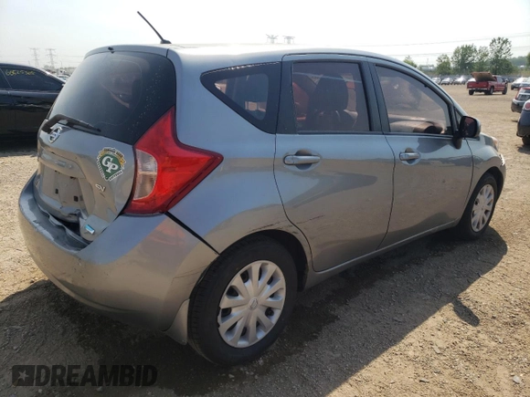 2014 Nissan Note S with VIN 3N1CE2CP7EL359104, listed as a Copart auction lot 60210585 with 65,508 mi miles and Salvage title. Bid and sale history available at DreamBid. Image 3.