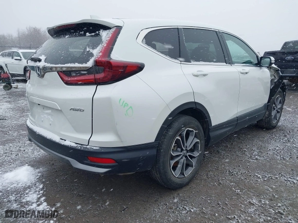 2021 Honda CR-V EX-L with VIN 2HKRW2H87MH665255, listed as a IAAI auction lot 41420923 with 27,812 mi miles. Bid and sale history available at carsss.com. Image 4.