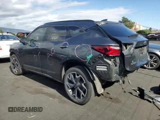 2020 Chevrolet Blazer RS with VIN 3GNKBERS0LS639987, listed as a Copart auction lot 56666455 with 51,175 mi miles and Salvage title. Bid and sale history available at DreamBid. Image 2.