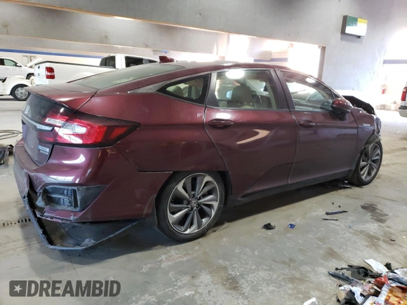 2018 Honda Clarity Touring with VIN JHMZC5F32JC016650, listed as a Copart auction lot 82589894 with Not Provided miles and Salvage Title. Bid and sale history available at DreamBid. Image 3.