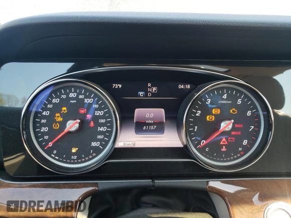 2019 Mercedes-Benz E-Class E 300 with VIN WDDZF4KB4KA627220, listed as a Copart auction lot 49103094 with 61,157 mi miles and Salvage Title. Bid and sale history available at carsss.com. Image 9.