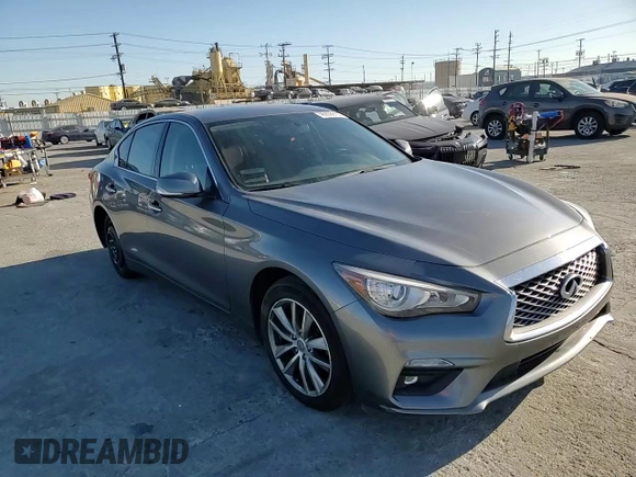 2021 Infiniti Q50 Pure with VIN JN1EV7AP6MM703597, listed as a Copart auction lot 46808815 with 53,490 mi miles and Salvage title. Bid and sale history available at DreamBid. Image 11.