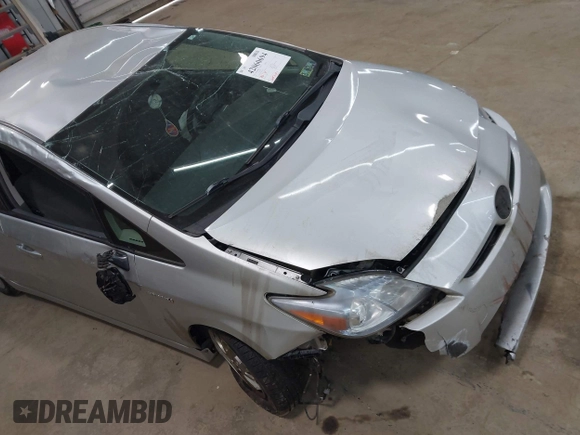 2011 Toyota Prius I with VIN JTDKN3DUXB5339914, listed as a IAAI auction lot 42060694 with 207,481 mi miles. Bid and sale history available at carsss.com. Image 6.
