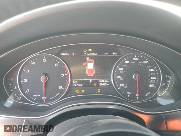 2018 Audi A7 Prestige with VIN WAU23AFC5JN085894, listed as a Copart auction lot 64087654 with 85,482 mi miles and Non Repairable. Bid and sale history available at carsss.com. Image 9.