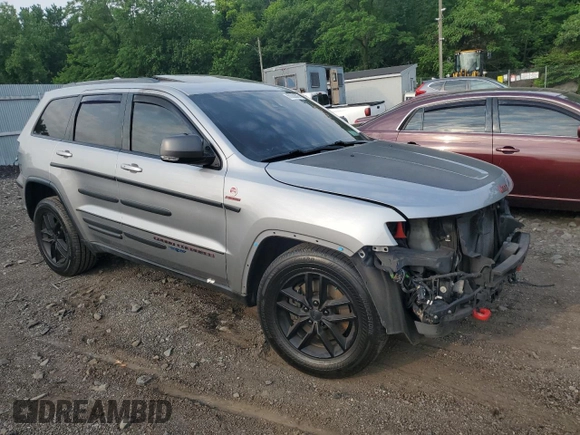 2017 Jeep Grand Cherokee Trailhawk with VIN 1C4RJFLTXHC700177, listed as a Copart auction lot 60660645 with Not provided miles and Salvage title. Bid and sale history available at DreamBid. Image 4.