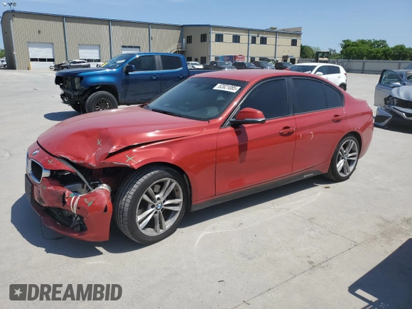 2016 BMW 3 Series 320i with VIN WBA8A9C53GK616475, listed as a Copart auction lot 52821085 with 112,313 mi miles and Salvage Title. Bid and sale history available at carsss.com. Image 1.