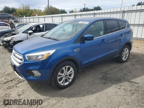 2017 Ford Escape SE with VIN 1FMCU9GDXHUC51686, listed as a Copart auction lot 72054814 with 96,231 mi miles and Clean Title. Bid and sale history available at DreamBid. Image 1.
