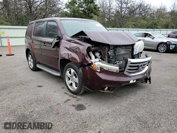 2014 Honda Pilot EX-L with VIN 5FNYF4H53EB040509, listed as a Copart auction lot 73123044 with 91,395 mi miles and Non Repairable. Bid and sale history available at DreamBid. Image 11.