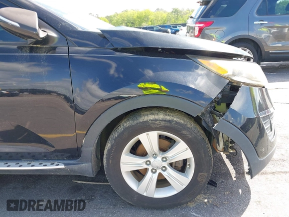 2013 Kia Sportage LX with VIN KNDPB3A27D7428624, listed as a IAAI auction lot 42006497 with 91,244 mi miles. Bid and sale history available at carsss.com. Image 15.
