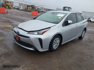 2019 Toyota Prius L Eco with VIN JTDKARFU3K3081100, listed as a IAAI auction lot 38896610 with 79,542 mi miles. Bid and sale history available at carsss.com. Image 2.