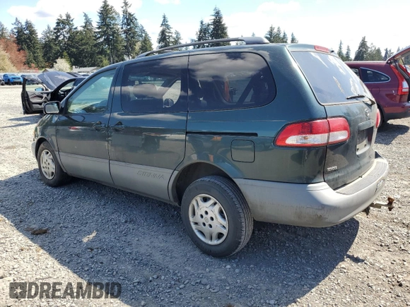 2001 Toyota Sienna LE with VIN 4T3ZF13C81U380901, listed as a Copart auction lot 54053615 with 194,910 mi miles and Salvage Title. Bid and sale history available at DreamBid. Image 2.