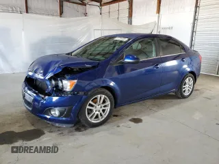 2014 Chevrolet Sonic LT with VIN 1G1JC5SHXE4171858, listed as a Copart auction lot 51755405 with 108,004 mi miles and Salvage Title. Bid and sale history available at DreamBid. Image 1.