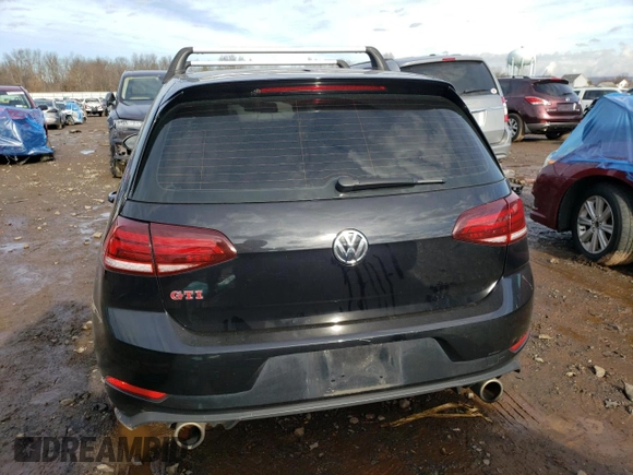 2019 Volkswagen Golf GTI S with VIN 3VW5T7AU8KM037382, listed as a Copart auction lot 72741192 with 28,329 mi miles. Bid and sale history available at carsss.com. Image 6.