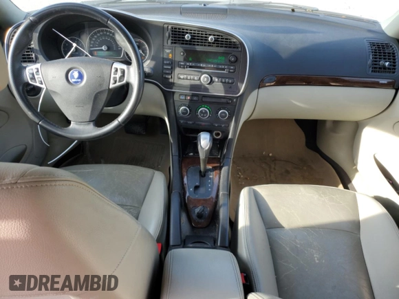 2008 Saab 9-3 with VIN YS3FB49Y181155840, listed as a Copart auction lot 52521425 with 106,588 mi miles and Salvage Title. Bid and sale history available at carsss.com. Image 8.