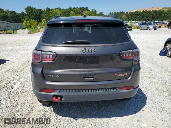 2019 Jeep Compass Trailhawk z VIN 3C4NJDDB1KT722170, wystawiony jako Copart lot #65063285 z przebiegiem 91 809 mil mil oraz Czysty tytuł • Clean title. Historia ofert i sprzedaży dostępna na DreamBid. Obrazek 6.