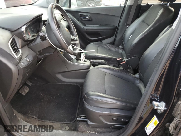2022 Chevrolet Trax LT with VIN KL7CJLSM0NB516282, listed as a Copart auction lot 43258405 with 52,490 mi miles and Salvage Title. Bid and sale history available at carsss.com. Image 7.