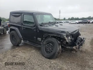 2020 Jeep Wrangler Sport S with VIN 1C4GJXAN7LW343890, listed as a Copart auction lot 63363335 with 74,179 mi miles and Salvage title. Bid and sale history available at DreamBid. Image 4.