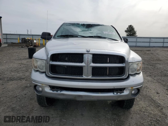 2005 Dodge 2500 SLT with VIN 3D7KS28C25G826385, listed as a Copart auction lot 51164195 with 306,388 mi miles and Salvage Title. Bid and sale history available at carsss.com. Image 5.