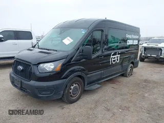 2023 Ford Transit Passenger XL with VIN 1FBAX2C85PKC08858, listed as a IAAI auction lot 41505754 with 45,897 mi miles and . Bid and sale history available at DreamBid. Image 17.